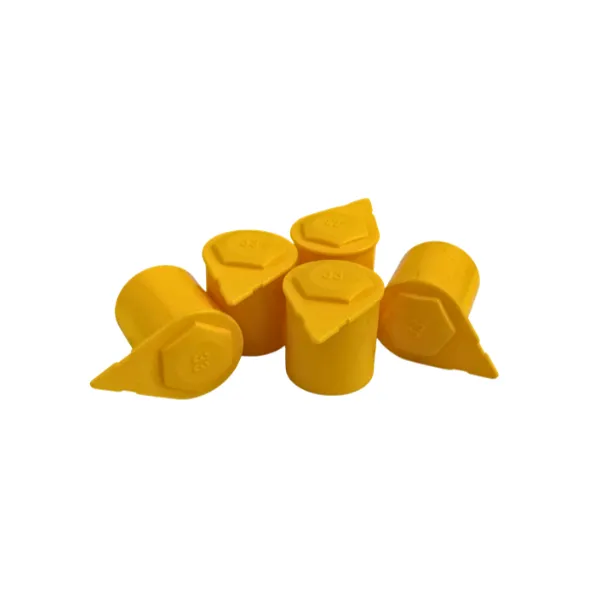 Truck Wheel Nut Indicator 33mm Deep Cap Yellow | EPS